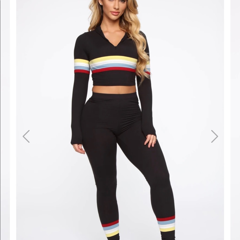 Two piece fashion nova lounge set